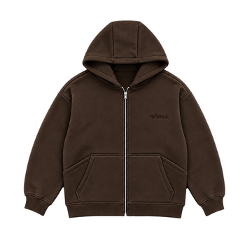 IMPERFECT ZIP UP HOODIE