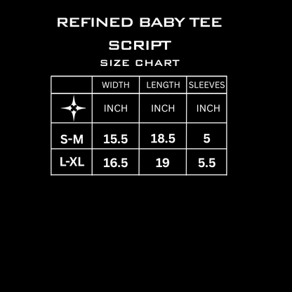 Refined Baby Tee Script